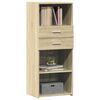 vidaXL Ντουλάπι Sonoma Δρυς 50x42,5x124 εκ. από Επεξεργασμένο Ξύλο
