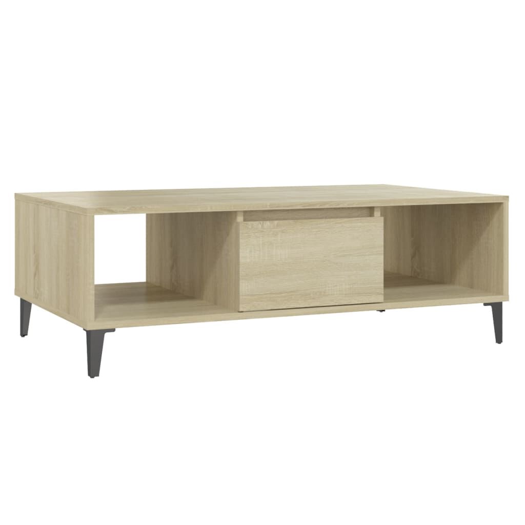 vidaXL Τραπεζάκι Σαλονιού Sonoma Δρυς 103,5x60x35 εκ. από Επεξ. Ξύλο
