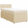 vidaXL &Kappa;&rho;&epsilon;&beta;ά&tau;&iota; Boxspring &mu;&epsilon; &Sigma;&tau;&rho;ώ&mu;&alpha; &Kappa;&rho;&epsilon;&mu; 100 x 200 &epsilon;&kappa;. &Upsilon;&phi;&alpha;&sigma;&mu;ά&tau;&iota;&nu;&omicron;