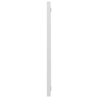 vidaXL Καθρέφτης Μπάνιου Γυαλιστερό Λευκό 90x1,5x37 εκ. Μοριοσανίδα
