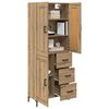 vidaXL Highboard &mu;&epsilon; &sigma;&upsilon;&rho;&tau;ά&rho;&iota; 2 pcs Artisan Oak &Epsilon;&pi;&epsilon;&xi;&epsilon;&rho;&gamma;&alpha;&sigma;&mu;έ&nu;&omicron; &xi;ύ&lambda;&omicron;