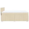 vidaXL &Kappa;&rho;&epsilon;&beta;ά&tau;&iota; Boxspring &mu;&epsilon; &Sigma;&tau;&rho;ώ&mu;&alpha; &Kappa;&rho;&epsilon;&mu; 140x200 &epsilon;&kappa;. &Upsilon;&phi;&alpha;&sigma;&mu;ά&tau;&iota;&nu;&omicron;