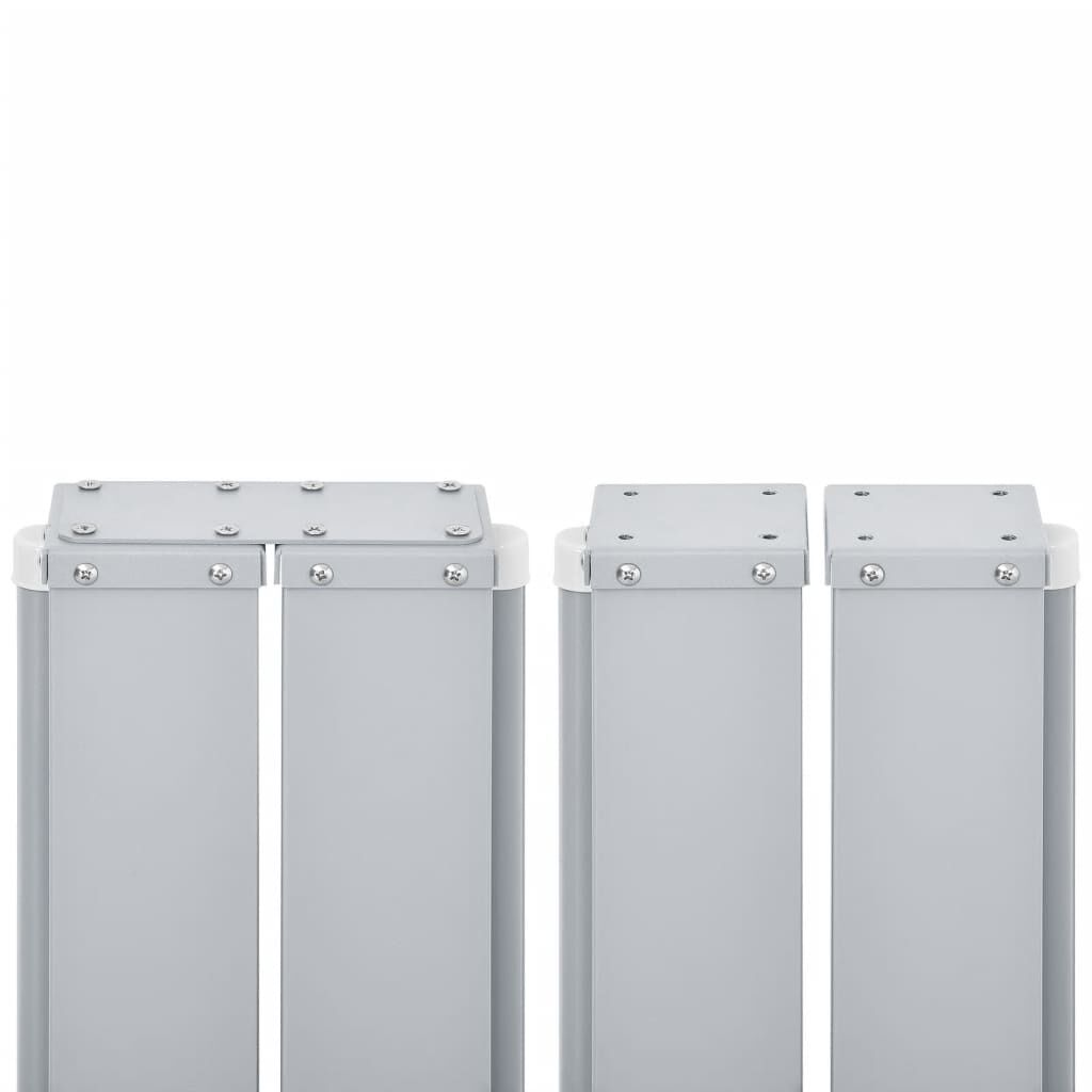 vidaXL Σκίαστρο Πλαϊνό Συρόμενο Μαύρο 100 x 1000 εκ.
