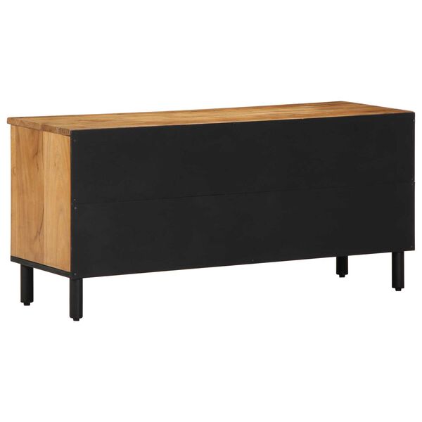 vidaXL Έπιπλο Τηλεόρασης Καφέ 100 x 33.5 x 46 εκ Μασίφ ξύλο ακακίας