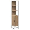 vidaXL Μονάδες Νιπτήρα Μπάνιου με ράφι Καφέ 33 x 33 x 185.5 εκ