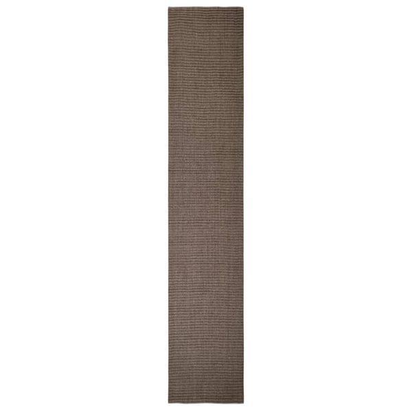 vidaXL Χαλί για Στύλο Ξυσίματος Καφέ 66 x 350 εκ. από Σιζάλ