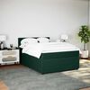 vidaXL &Kappa;&rho;&epsilon;&beta;ά&tau;&iota; Boxspring &mu;&epsilon; &Sigma;&tau;&rho;ώ&mu;&alpha; &Sigma;&kappa;&omicron;ύ&rho;&omicron; &Pi;&rho;ά&sigma;&iota;&nu;&omicron; 140x190&epsilon;&kappa;. &Beta;&epsilon;&lambda;&omicron;ύ&delta;&iota;&nu;&omicron;