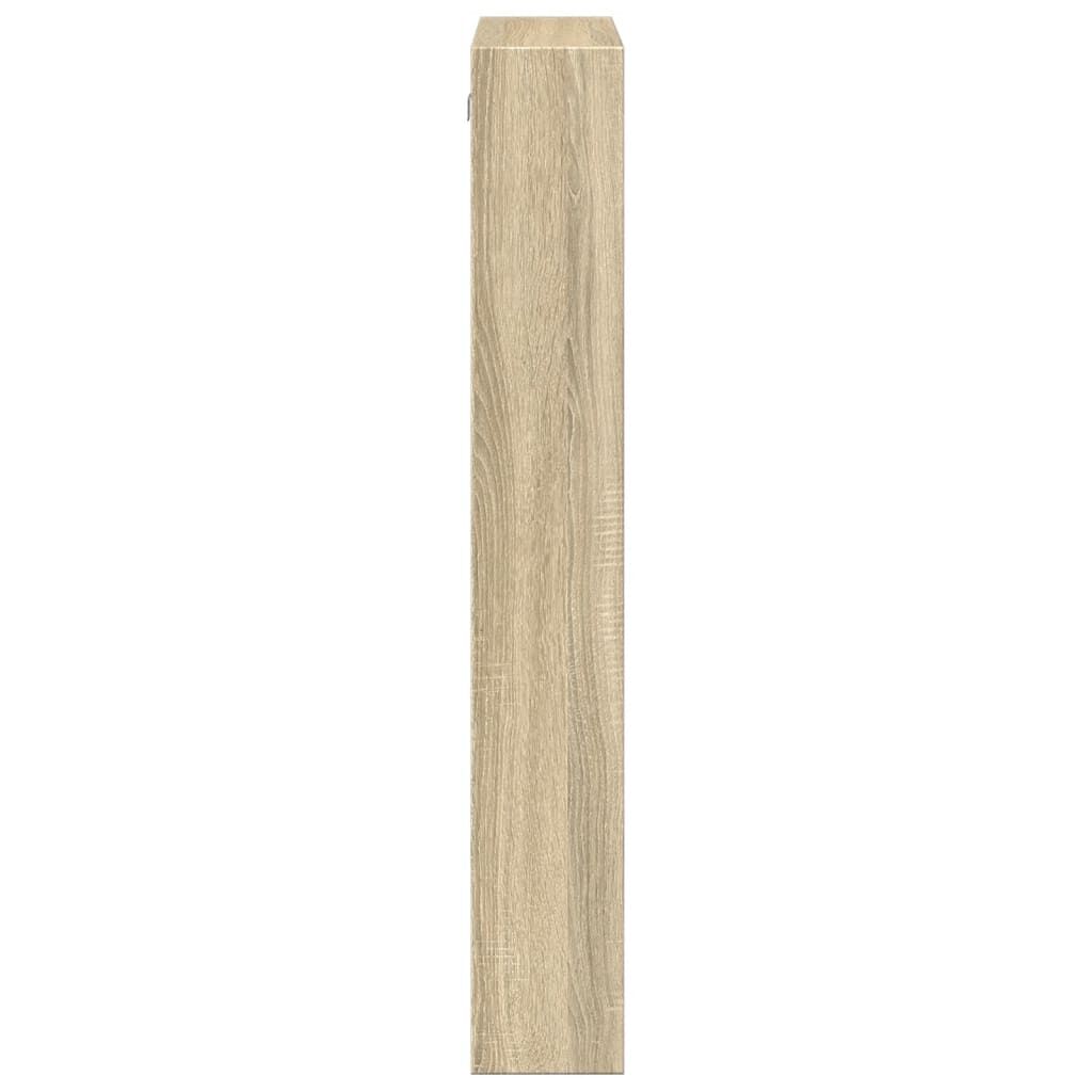 vidaXL Ντουλάπι Τοίχου Sonoma Δρυς 50x15x100 εκ. Επεξεργασμένο Ξύλο