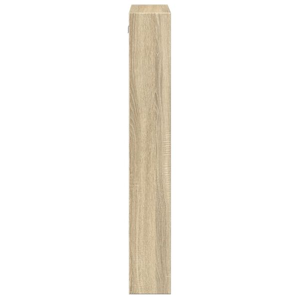 vidaXL Ντουλάπι Τοίχου Sonoma Δρυς 50x15x100 εκ. Επεξεργασμένο Ξύλο