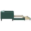 vidaXL Καναπές Κρεβάτι Συρόμενος Πράσινο 100x200 εκ. Βελούδο Συρτάρια