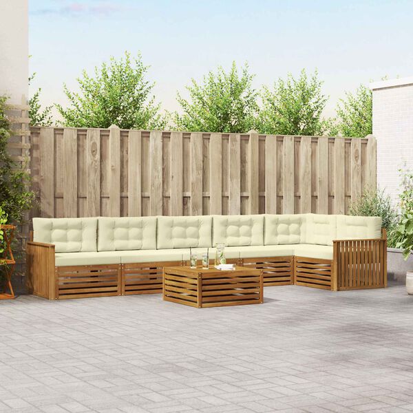 vidaXL &Sigma;&epsilon;&iota;&rho;ά &Kappa;&alpha;&nu;&alpha;&pi;έ &Epsilon;&xi;&omega;&tau;&epsilon;&rho;&iota;&kappa;&omicron;ύ &mu;&epsilon; &mu;&alpha;&xi;&iota;&lambda;ά&rho;&iota; 7 pcs &Phi;&upsilon;&sigma;&iota;&kappa;ό &kappa;&alpha;&iota; &Kappa;&rho;έ&mu;&alpha;