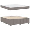 vidaXL &Sigma;&kappa;&epsilon;&lambda;&epsilon;&tau;ό&sigmaf; &Kappa;&rho;&epsilon;&beta;&alpha;&tau;&iota;&omicron;ύ &mu;&epsilon; &sigma;&tau;&rho;ώ&mu;&alpha; Taupe 180 x 200 cm ύ&phi;&alpha;&sigma;&mu;&alpha;