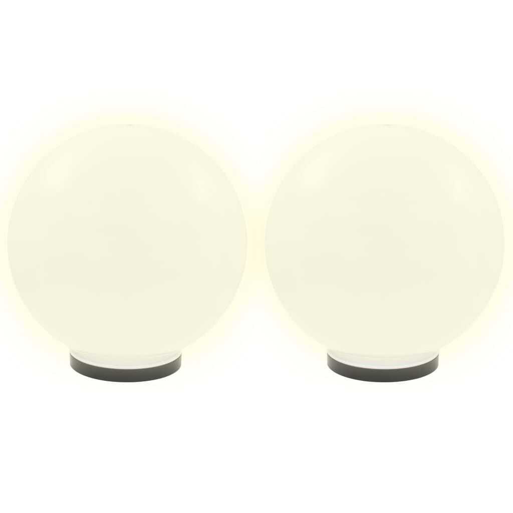 vidaXL Φωτιστικά Μπάλα LED 4 τεμ. Σφαιρικά 40 εκ. Ακρυλικά (PMMA)