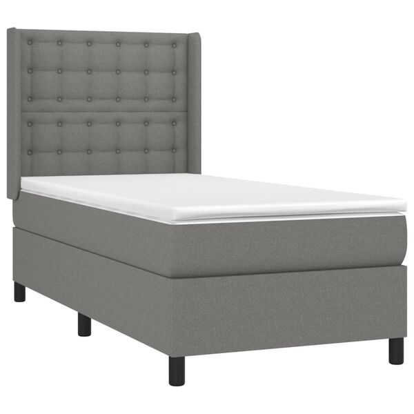 vidaXL &Kappa;&rho;&epsilon;&beta;ά&tau;&iota; Boxspring &mu;&epsilon; &Sigma;&tau;&rho;ώ&mu;&alpha; &Sigma;&kappa;&omicron;ύ&rho;&omicron; &Gamma;&kappa;&rho;&iota; 80x200 &epsilon;&kappa;. &Upsilon;&phi;&alpha;&sigma;&mu;ά&tau;&iota;&nu;&omicron;