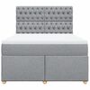 vidaXL &Kappa;&rho;&epsilon;&beta;ά&tau;&iota; Boxspring &mu;&epsilon; &Sigma;&tau;&rho;ώ&mu;&alpha; &Alpha;&nu;&omicron;&iota;&chi;&tau;ό &Gamma;&kappa;&rho;&iota; 140x190 &epsilon;&kappa;. &Upsilon;&phi;&alpha;&sigma;&mu;ά&tau;&iota;&nu;&omicron;