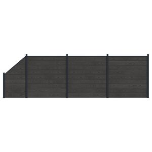 vidaXL &Pi;ά&nu;&epsilon;&lambda; &Phi;&rho;ά&chi;&tau;&eta; 4 pcs WPC &kappa;&alpha;&iota; &Alpha;&lambda;&omicron;&upsilon;&mu;ί&nu;&iota;&omicron; &Mu;&alpha;ύ&rho;&omicron;