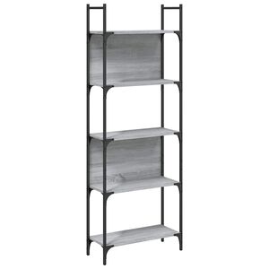 vidaXL &Beta;&iota;&beta;&lambda;&iota;&omicron;&theta;ή&kappa;&eta; 5 &Epsilon;&pi;&iota;&pi;έ&delta;&omega;&nu; &Gamma;&kappa;&rho;&iota; Sonoma 60,5x24x166,5 &epsilon;&kappa;. &Epsilon;&pi;&epsilon;&xi;. &Xi;ύ&lambda;&omicron;
