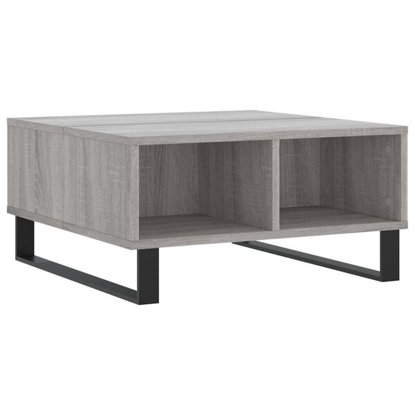 vidaXL Τραπεζάκι Σαλονιού Γκρι Sonoma 60x60x30 εκ. Επεξεργασμένο Ξύλο