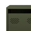 vidaXL Τραπεζάκι Σαλονιού Λαδί 68,5x50x43,5 εκ. Χάλυβα Ψυχρής Έλασης