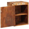 vidaXL Κομοδίνο 2 pcs Καφέ 35 x 33 x 48 εκ Ανακτημένο Στερεό Ξύλο