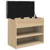 vidaXL Παπουτσοθήκη Sonoma Δρυς 62x32x50 εκ. από Επεξεργασμένο Ξύλο