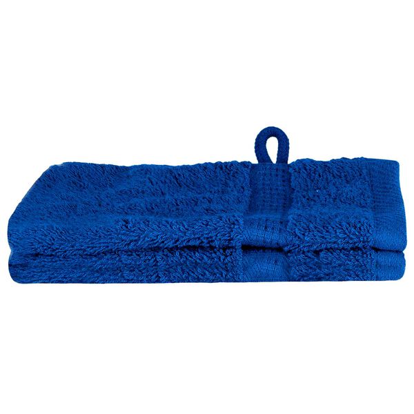 vidaXL Πετσέτες 2 pcs Μπλε 15 x 21 cm Βαμβάκι