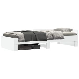 vidaXL &Kappa;&rho;&epsilon;&beta;ά&tau;&iota; &mu;&epsilon; &Kappa;&epsilon;&phi;&alpha;&lambda;ά&rho;&iota; &Lambda;&epsilon;&upsilon;&kappa;ό 80 x 200 cm &Epsilon;&pi;&epsilon;&xi;&epsilon;&rho;&gamma;&alpha;&sigma;&mu;έ&nu;&omicron; &Xi;ύ&lambda;&omicron;