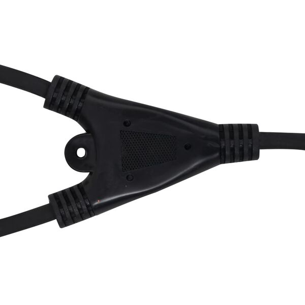 vidaXL Προβολέας LED με Λαβή Θερμό Λευκό 2 x 30 W