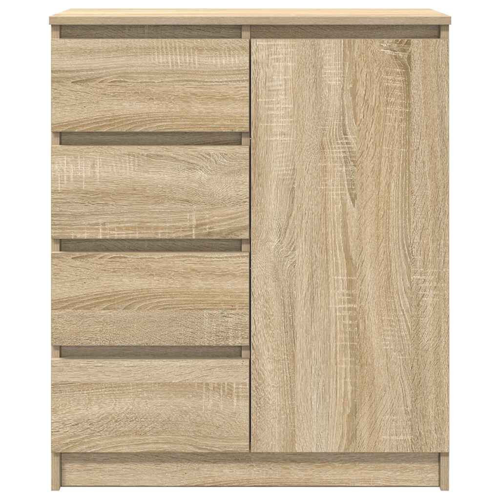vidaXL Συρταριέρα με Συρτάρια Sonoma Δρυς 71x35x84 εκ. από Επεξ. Ξύλο