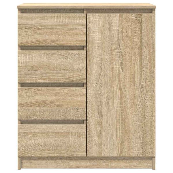 vidaXL Συρταριέρα με Συρτάρια Sonoma Δρυς 71x35x84 εκ. από Επεξ. Ξύλο
