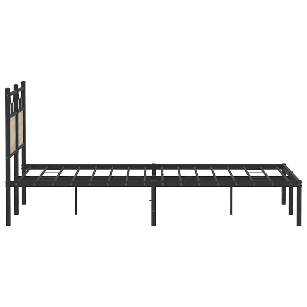 vidaXL Πλαίσιο Κρεβατιού Χωρ. Στρώμα Sonoma Δρυς 150x200εκ. Επ. Ξύλο