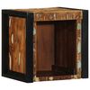 vidaXL Κομοδίνα 2 τεμάχια Πολύχρωμο 40x35x40cm Ξύλο μασίφ αναγεννημένο