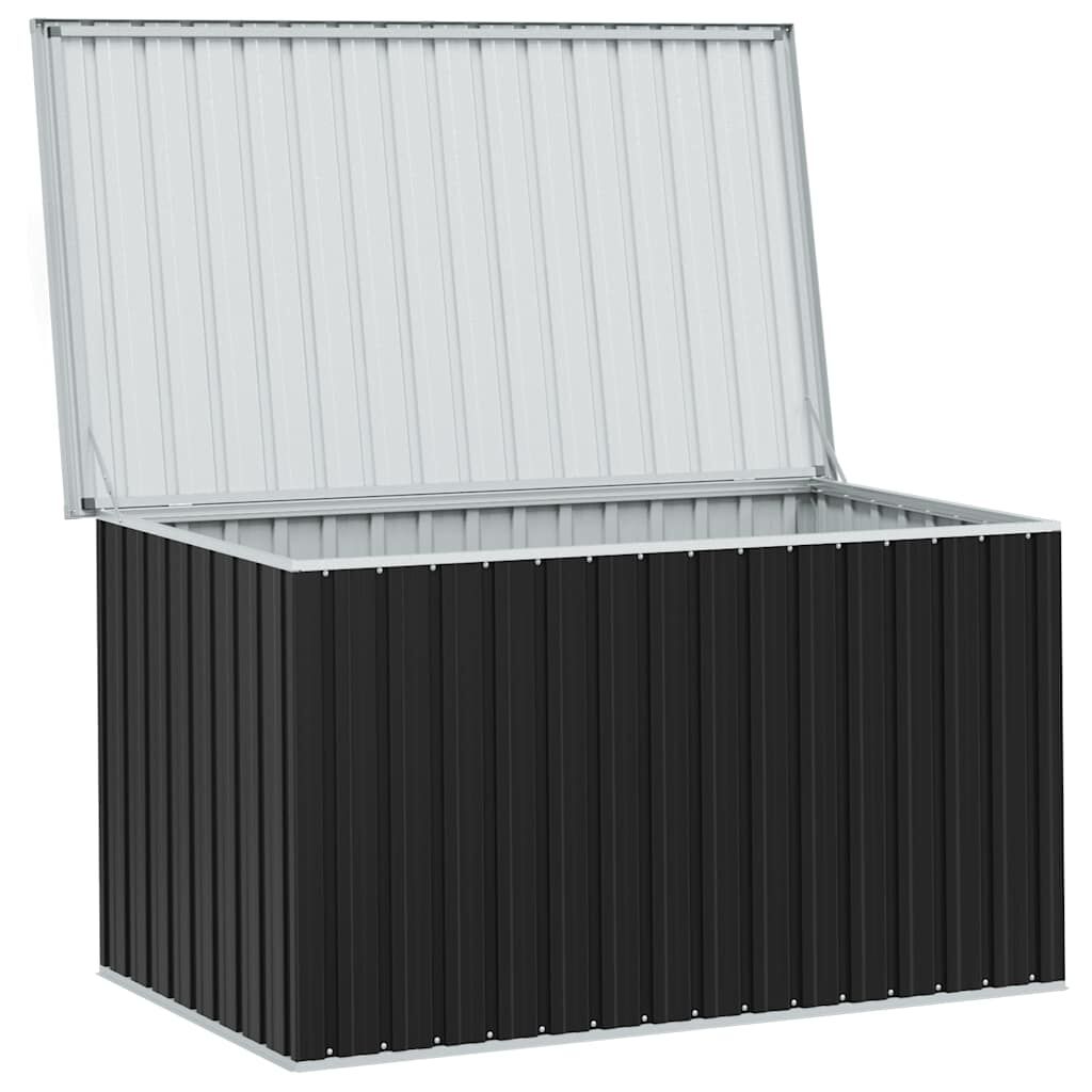 vidaXL Μπαούλο Αποθήκευσης Κήπου Ανθρακί 171 x 99 x 93 εκ.