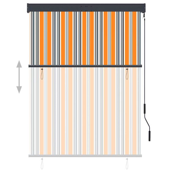 vidaXL &Sigma;&tau;ό&rho;&iota; &Sigma;&kappa;ί&alpha;&sigma;&eta;&sigmaf; &Rho;ό&lambda;&epsilon;&rho; &Epsilon;&xi;&omega;&tau;&epsilon;&rho;&iota;&kappa;&omicron;ύ &Chi;ώ&rho;&omicron;&upsilon; &Kappa;ί&tau;&rho;&iota;&nu;&omicron;/&Mu;&pi;&lambda;&epsilon; 120 x 250 &epsilon;&kappa;.