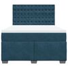 vidaXL &Kappa;&rho;&epsilon;&beta;ά&tau;&iota; Boxspring &mu;&epsilon; &Sigma;&tau;&rho;ώ&mu;&alpha; &Mu;&pi;&lambda;&epsilon; 140x190 &epsilon;&kappa;. &Beta;&epsilon;&lambda;&omicron;ύ&delta;&iota;&nu;&omicron;