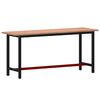vidaXL &Pi;ά&gamma;&kappa;&omicron;&sigmaf; &Epsilon;&rho;&gamma;&alpha;&sigma;ί&alpha;&sigmaf; 180x55x81,5&epsilon;&kappa;. &alpha;&pi;ό &Mu;&alpha;&sigma;ί&phi; &Xi;ύ&lambda;&omicron; &Omicron;&xi;&iota;ά&sigmaf; &kappa;&alpha;&iota; &Mu;έ&tau;&alpha;&lambda;&lambda;&omicron;