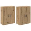 vidaXL &Tau;&omicron;ί&chi;&omicron;&upsilon; &Nu;&tau;&omicron;&upsilon;&lambda;ά&pi;&alpha; &Epsilon;&pi;&iota;&tau;&omicron;ί&chi;&iota;&omicron; 2 pcs Artisan Oak 69,5 x 34 x 90 &epsilon;&kappa;.