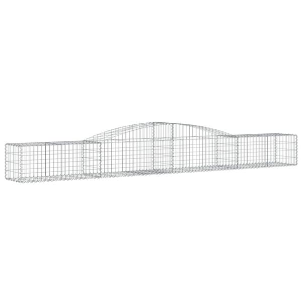 vidaXL Συρματοκιβώτια Τοξωτά 6 τεμ. 400x50x40/60 εκ. Γαλβαν. Ατσάλι