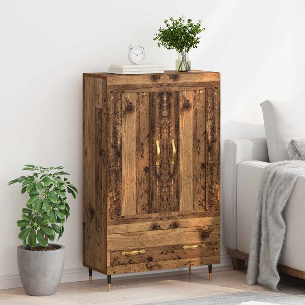 vidaXL Highboard &Pi;&alpha;&lambda;&iota;ό &Xi;ύ&lambda;&omicron; 69,5 x 31 x 115 &epsilon;&kappa;. &Epsilon;&pi;&epsilon;&xi;&epsilon;&rho;&gamma;&alpha;&sigma;&mu;έ&nu;&omicron; &xi;ύ&lambda;&omicron;
