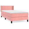 vidaXL &Kappa;&rho;&epsilon;&beta;ά&tau;&iota; Boxspring &mu;&epsilon; &Sigma;&tau;&rho;ώ&mu;&alpha; &Rho;&omicron;&zeta; 90x190 &epsilon;&kappa;. &Beta;&epsilon;&lambda;&omicron;ύ&delta;&iota;&nu;&omicron;