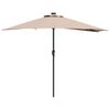 vidaXL &Omicron;&mu;&pi;&rho;έ&lambda;&alpha; &Kappa;ή&pi;&omicron;&upsilon; Taupe 294 x 150 x 224 &epsilon;&kappa; &Pi;&omicron;&lambda;&upsilon;&epsilon;&sigma;&tau;έ&rho;&alpha;&sigmaf; &kappa;&alpha;&iota; &Chi;ά&lambda;&upsilon;&beta;&alpha;&sigmaf;