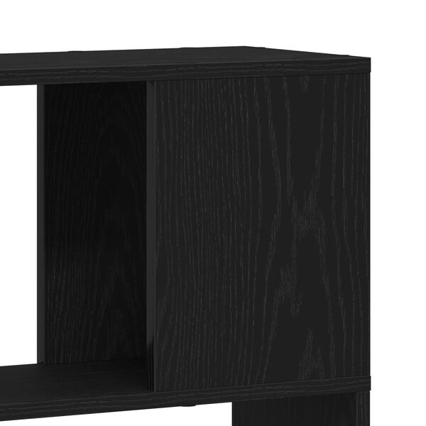 vidaXL Κέντρο ψυχαγωγίας Μαύρο 80 x 24 x 186 cm Επεξεργασμένο ξύλο
