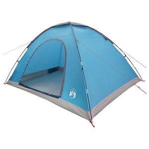 vidaXL &Sigma;&kappa;&eta;&nu;ή Camping 6 &alpha;&tau;ό&mu;&omega;&nu; &Mu;&pi;&lambda;&epsilon; 185T &Pi;&omicron;&lambda;&upsilon;&epsilon;&sigma;&tau;έ&rho;&alpha;&sigmaf; &mu;&epsilon; &epsilon;&pi;&iota;&kappa;ά&lambda;&upsilon;&psi;&eta; PU