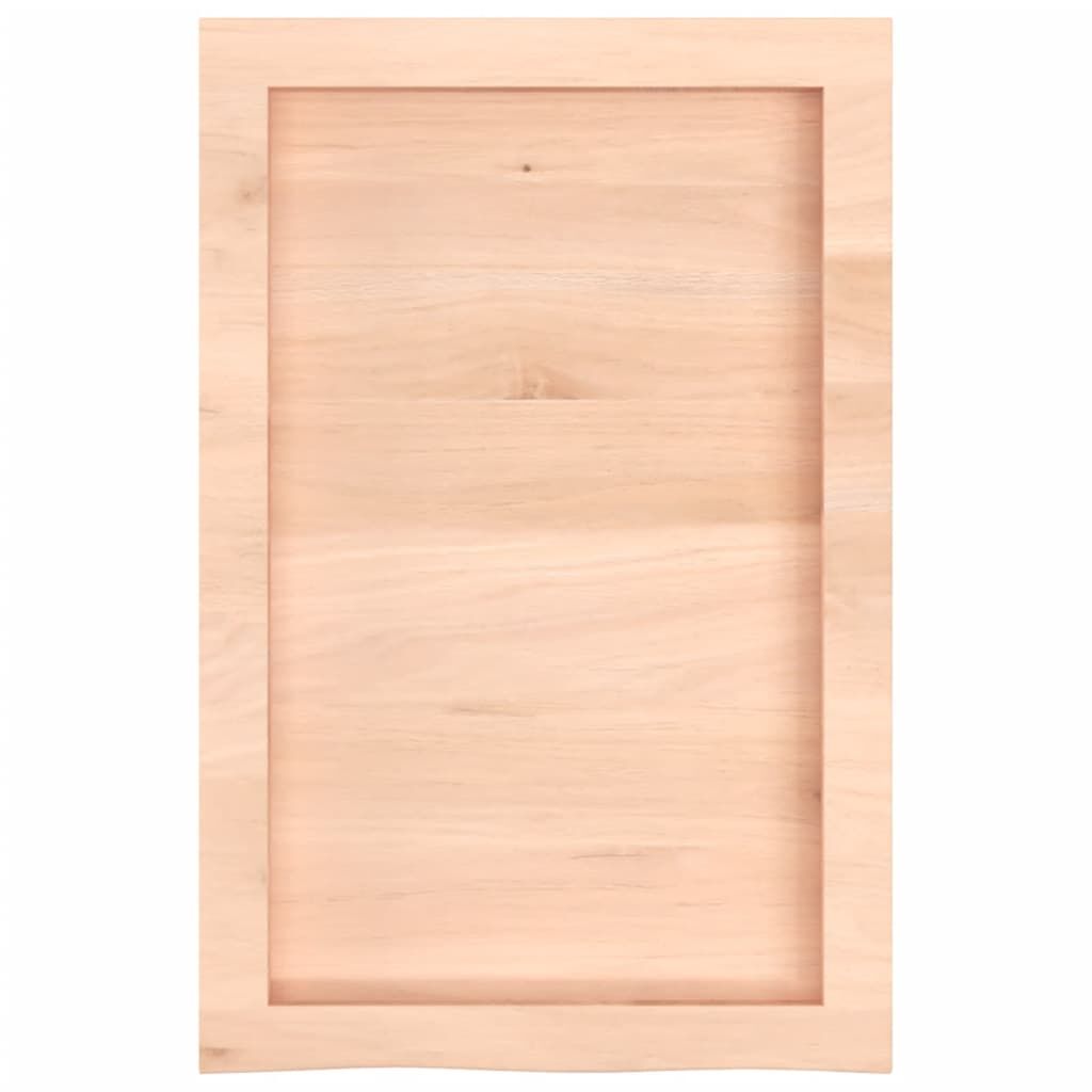 vidaXL Πάγκος Μπάνιου 40 x 60 x (2-4) εκ. από Ακατέργαστο Μασίφ Ξύλο