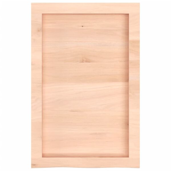 vidaXL Πάγκος Μπάνιου 40 x 60 x (2-4) εκ. από Ακατέργαστο Μασίφ Ξύλο