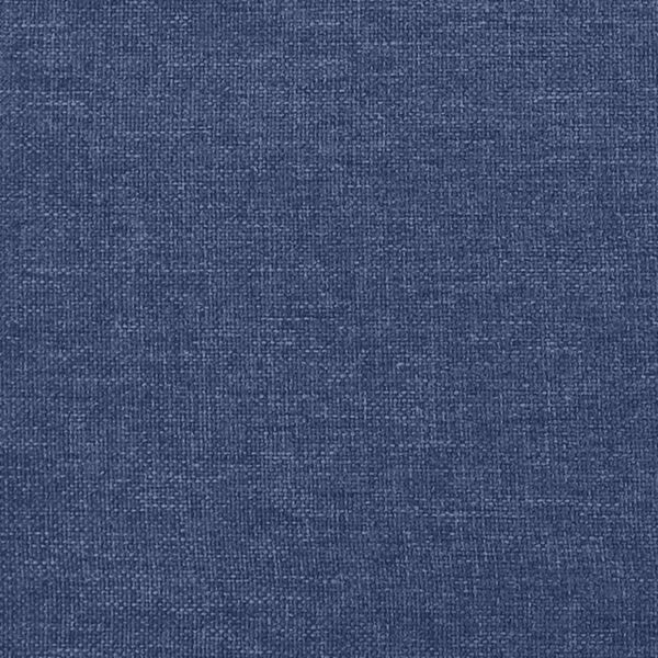 vidaXL Κρεβάτι Boxspring με Στρώμα Μπλε 140x200 εκ. Υφασμάτινο