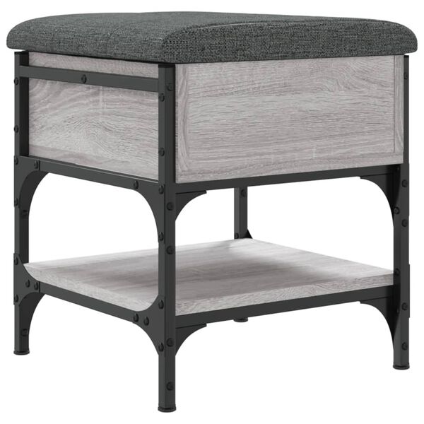 vidaXL Παπουτσοθήκη Γκρι Sonoma 42x42x45 εκ. από Επεξεργασμένο Ξύλο