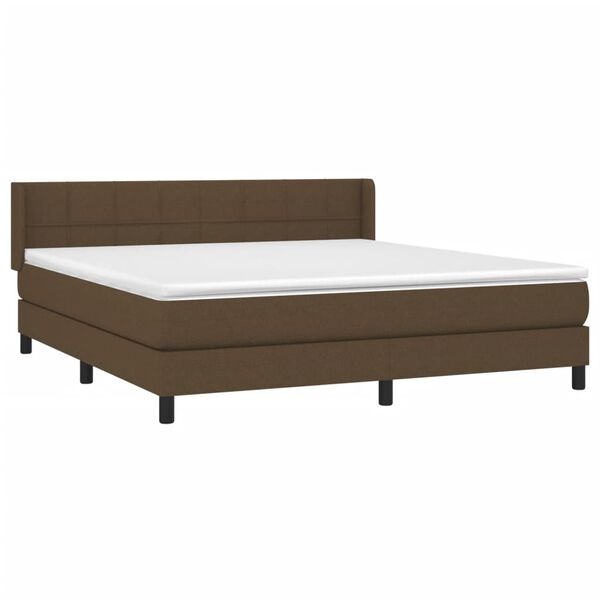vidaXL &Kappa;&rho;&epsilon;&beta;ά&tau;&iota; Boxspring &mu;&epsilon; &Sigma;&tau;&rho;ώ&mu;&alpha; &Sigma;&kappa;&omicron;ύ&rho;&omicron; &Kappa;&alpha;&phi;έ 180x200 &epsilon;&kappa; &Upsilon;&phi;&alpha;&sigma;&mu;ά&tau;&iota;&nu;&omicron;