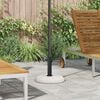 vidaXL Βάση ομπρέλας Λευκό και Μαύρο 45 x 45 x 40 cm