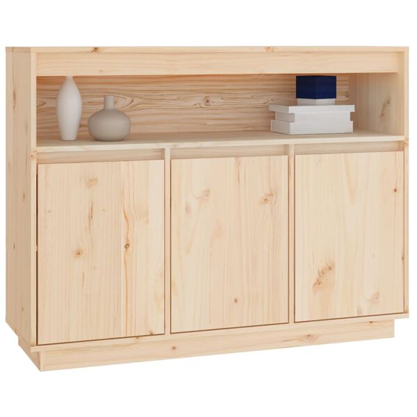 vidaXL Μπουφές 104,5 x 34 x 80 εκ. από Μασίφ Ξύλο Πεύκου